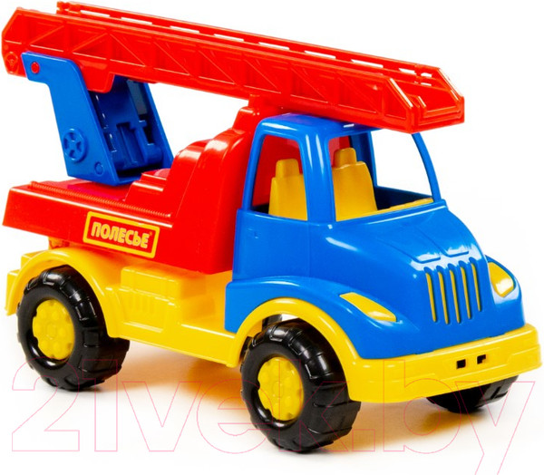 Изображение товара Автомобиль-вышка Полесье Леон пожарная спецмашина / 68224