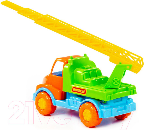 Изображение товара Автомобиль-вышка Полесье Леон пожарная спецмашина / 68224