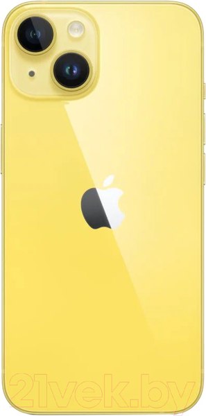 Изображение товара Смартфон Apple iPhone 14 128GB (желтый)