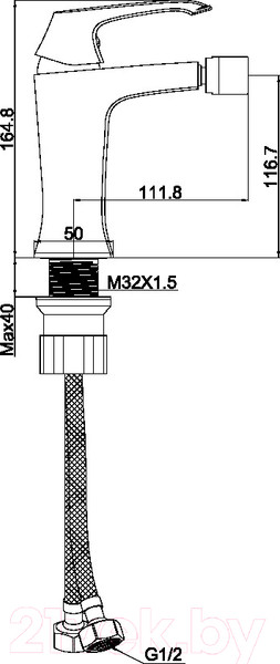 Изображение товара Смеситель Maxonor Pure Life PL5088-16