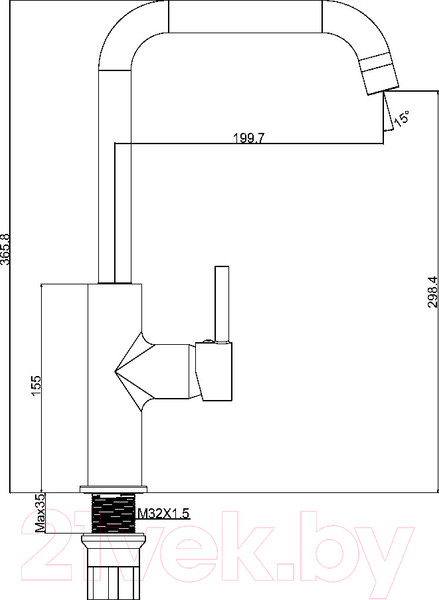 Изображение товара Смеситель Maxonor Pure Life PL4087-8