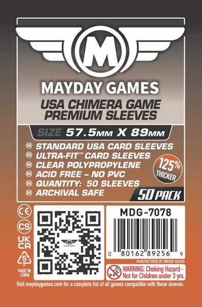 Изображение товара Набор протекторов для игровых карточек Mayday Games MDG-7078 (50шт, прозрачный)
