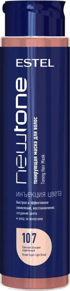 Изображение товара Тонирующая маска для волос Estel Newtone Haute Couture 10/7 (400мл, светлый блондин коричневый)