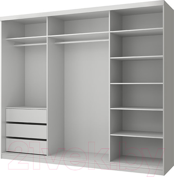 Изображение товара Шкаф-купе Anrex Lyon 250 (серый)