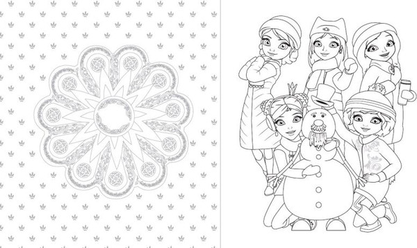 Изображение товара Раскраска Эксмо Я люблю раскрашивать. Царевны, мягкая обложка