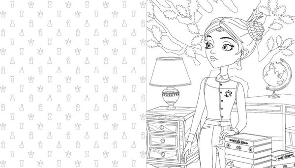 Изображение товара Раскраска Эксмо Я люблю раскрашивать. Царевны, мягкая обложка