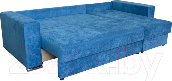 Изображение товара Диван угловой Tiolly Лоренсо ДКЛ-011.01 правый (Hope 10 светло-синий)