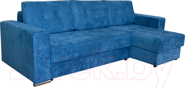 Изображение товара Диван угловой Tiolly Лоренсо ДКЛ-011.01 правый (Hope 10 светло-синий)