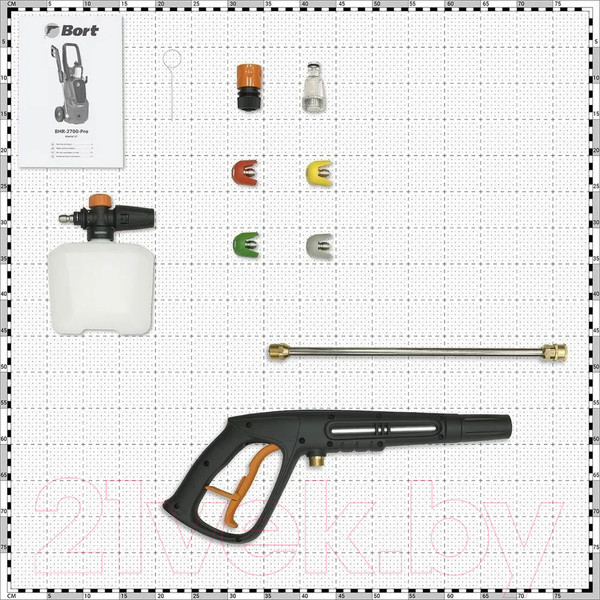 Изображение товара Мойка высокого давления Bort BHR-2700-Pro (93416121)