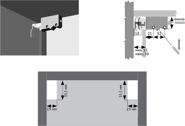 Изображение товара Навес мебельный Samet Daset / 1990441 (5 пар, белый)