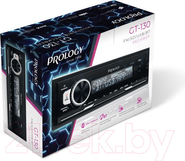 Изображение товара Бездисковая автомагнитола Prology GT-130