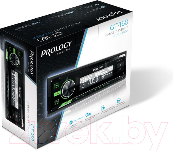 Изображение товара Бездисковая автомагнитола Prology GT-160