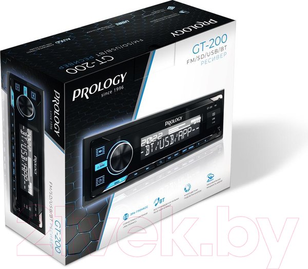 Изображение товара Бездисковая автомагнитола Prology GT-200