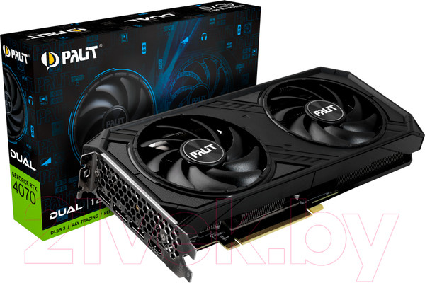 Изображение товара Видеокарта Palit RTX4070 Dual 12GB (NED4070019K9-1047D)