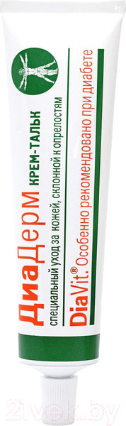 Изображение товара Крем для тела DiaVit Тальк ДиаДерм (75мл)