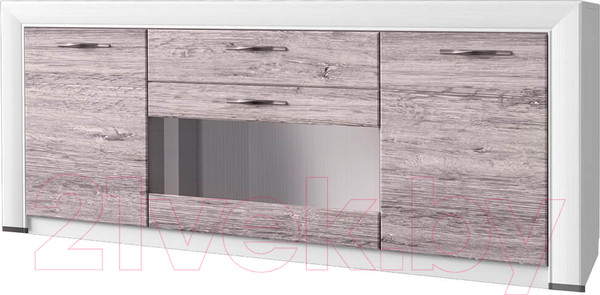 Изображение товара Тумба Anrex Olivia RTV 1V2D1S (вудлайн кремовый/дуб анкона)