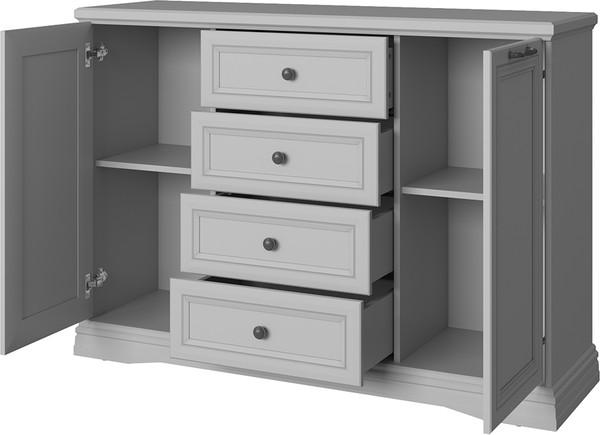 Изображение товара Тумба Anrex Valencia 2D4S (серый)