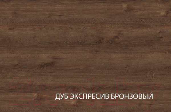 Изображение товара Тумба Anrex Brass 2D1S (дуб экспрессив бронзовый)