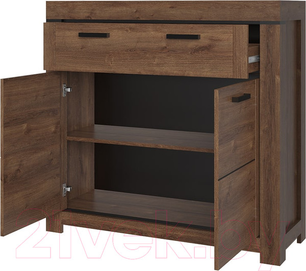 Изображение товара Тумба Anrex Brass 2D1S (дуб экспрессив бронзовый)