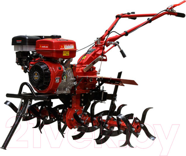 Изображение товара Мотокультиватор бензиновый Asilak SL-187L / AS1556-2 (колеса 6.50-12)