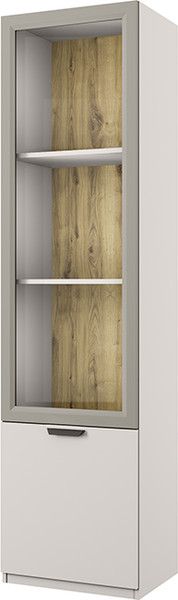 Изображение товара Шкаф-пенал с витриной Anrex Modern 1V1D/52 (персидский жемчуг/игристый ликер)