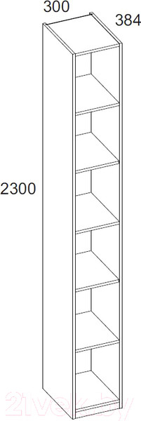 Изображение товара Стеллаж Anrex Modern (дуб наварра)