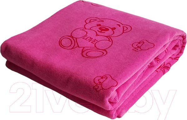 Изображение товара Полотенце детское Goodness Махровое 70x135 (розовый)