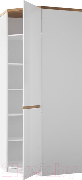 Изображение товара Шкаф Anrex Taurus 1DGP (белый/дуб вотан)