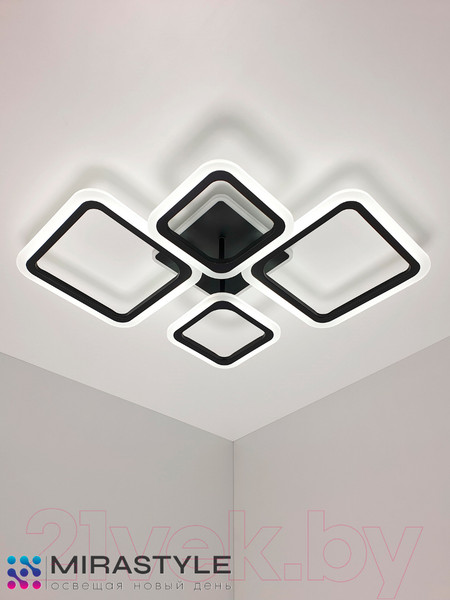 Изображение товара Люстра Mirastyle CF-16070/2+2 BK ML