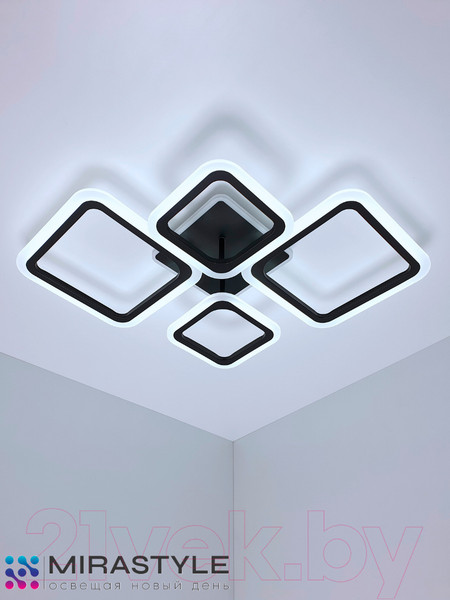 Изображение товара Люстра Mirastyle CF-16070/2+2 BK ML