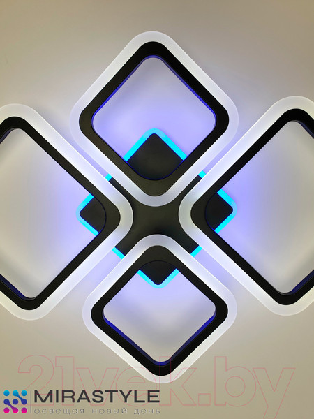 Изображение товара Люстра Mirastyle CF-16070/2+2 BK ML