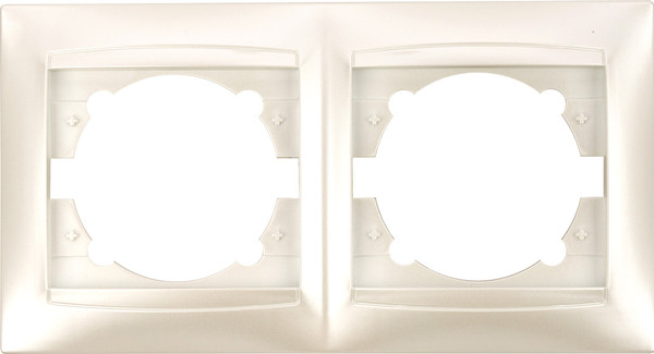 Изображение товара Рамка для выключателей и розеток TDM Лама SQ1815-0830 (перламутр)