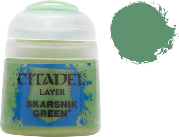 Изображение товара Краска для моделей Citadel Layer: Skarsnik Green / 22-26 (12мл)