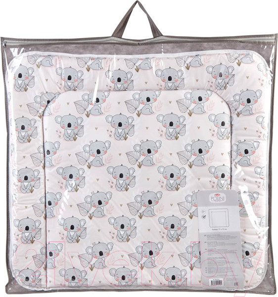 Изображение товара Пеленальный матрас Polini Kids Коала на комод 77x72 / 0002632