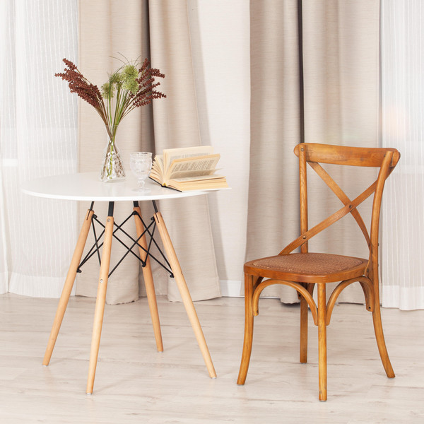 Изображение товара Стул Tetchair Cross 91x55x52 (дерево береза/груша №3)