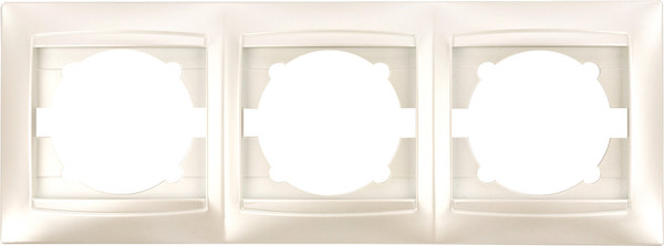 Изображение товара Рамка для выключателей и розеток TDM Лама SQ1815-0831 (перламутр)