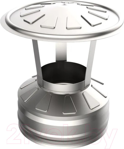 Изображение товара Колпак для дымохода UMKPRO 150х220 AISI 439/439 1мм/0.5мм (К) тип-2