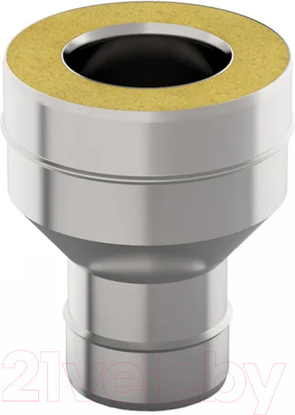 Изображение товара Переходник для дымохода UMKPRO Т/М-М 120х200 AISI 439/439 1мм/0.5мм тип-2