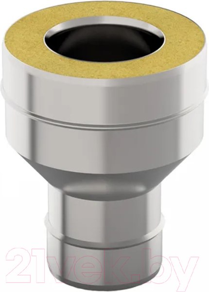 Изображение товара Переходник для дымохода UMKPRO Т/П-М 115х200 AISI 439/439 1мм/0.5мм тип-2