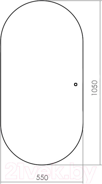 Изображение товара Зеркало Silver Mirrors Viva Gold 55x105 / LED-00002690