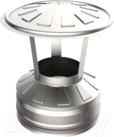 Изображение товара Колпак для дымохода UMKPRO 120х200 AISI 439/439 0.5мм/0.5мм (К) тип-2