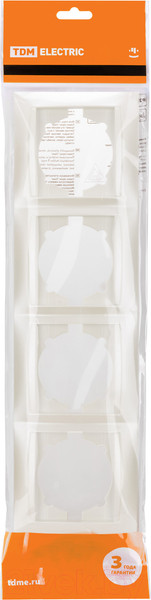 Изображение товара Рамка для выключателей и розеток TDM Лама SQ1815-0832 (перламутр)