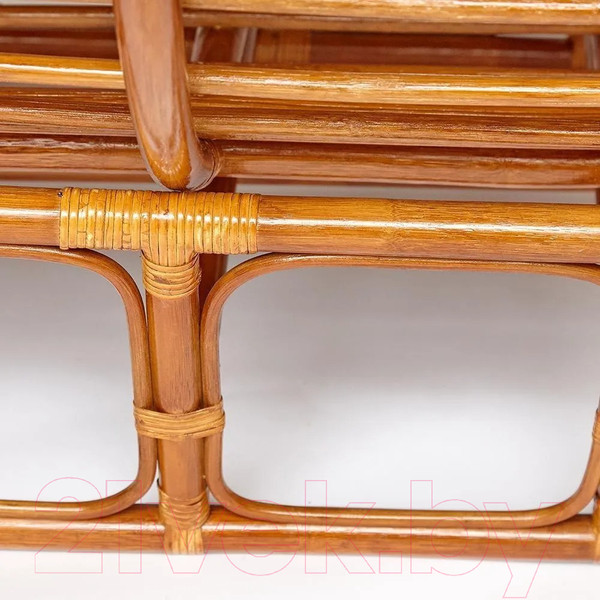 Изображение товара Диван садовый Tetchair Mamasan 23/02 W с подушкой (коньяк)