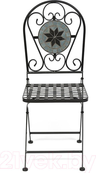 Изображение товара Стул складной Tetchair Secret De Maison Vicenza (металл/черный/плитка Astra)