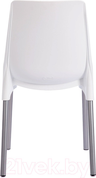Изображение товара Стул Tetchair Genius (металл/пластик/белый/ножки хром)