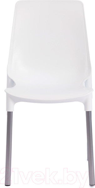 Изображение товара Стул Tetchair Genius (металл/пластик/белый/ножки хром)