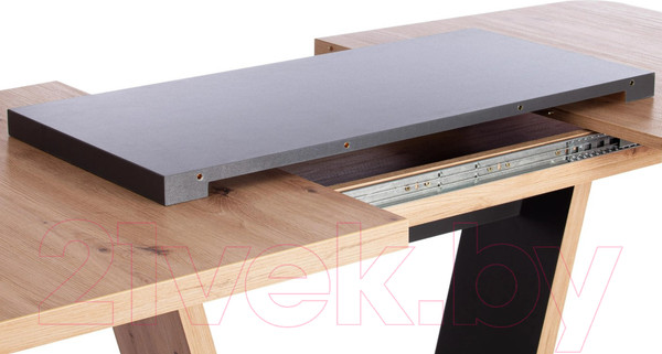 Изображение товара Обеденный стол Tetchair Vox 132-172x85x75.5 (дуб артисан/графит)