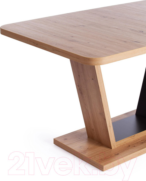 Изображение товара Обеденный стол Tetchair Vox 132-172x85x75.5 (дуб артисан/графит)