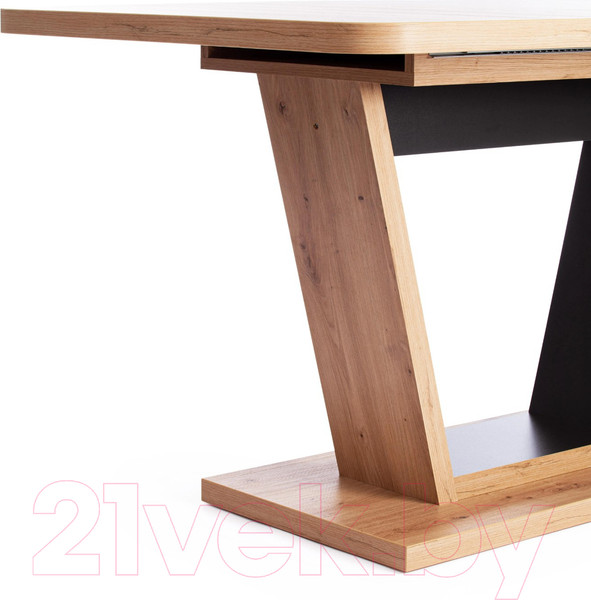 Изображение товара Обеденный стол Tetchair Vox 132-172x85x75.5 (дуб артисан/графит)