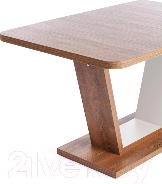 Изображение товара Обеденный стол Tetchair Vox 132-172x85x75.5 (дуб канзас/пепел)